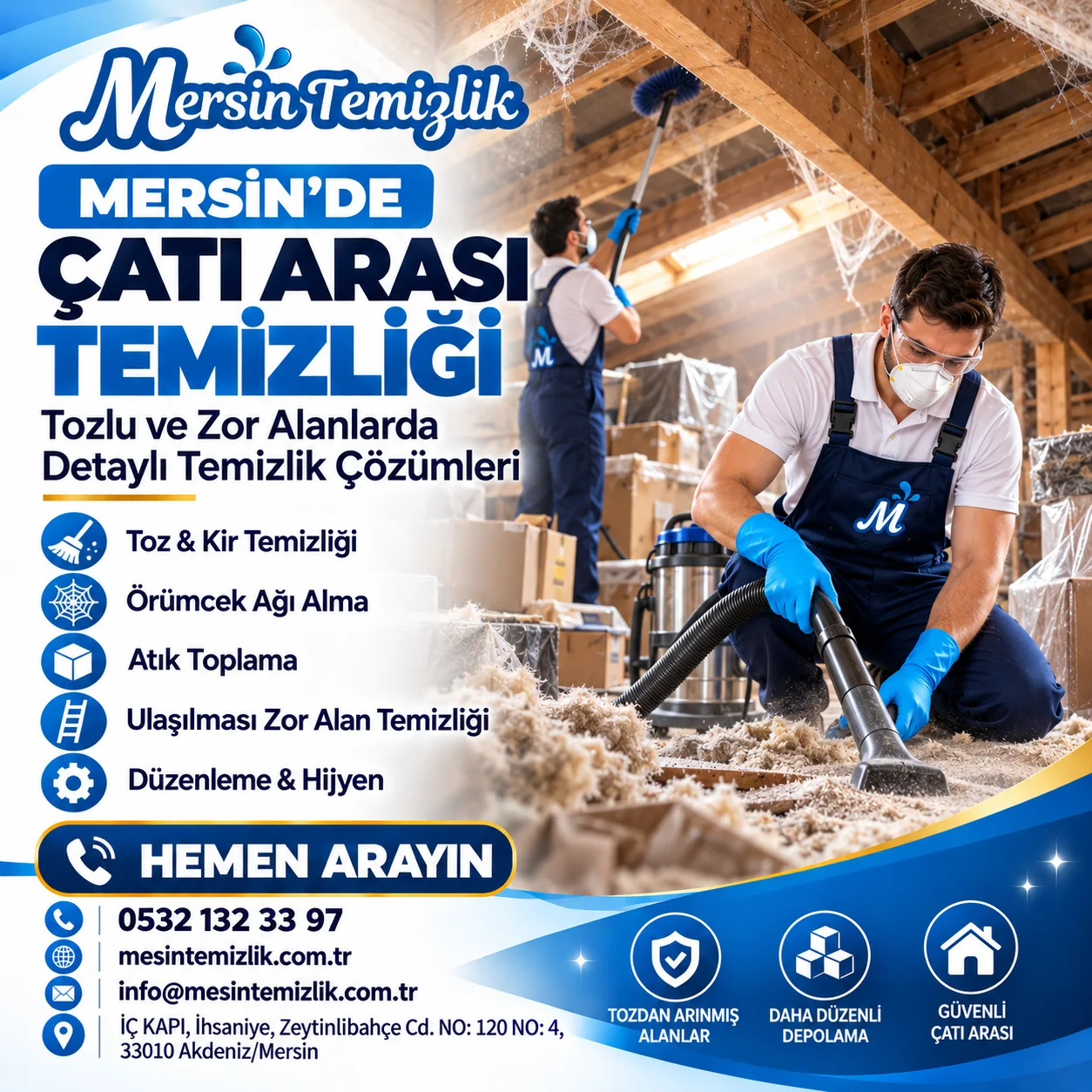 Mersin Çatı Arası Temizliği