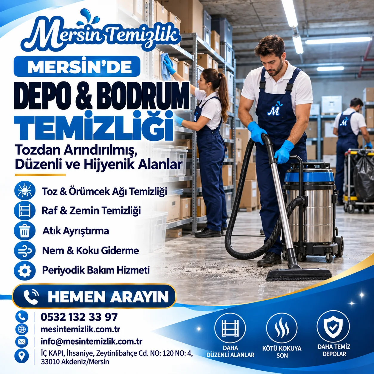 Mersin Depo ve Bodrum Temizliği