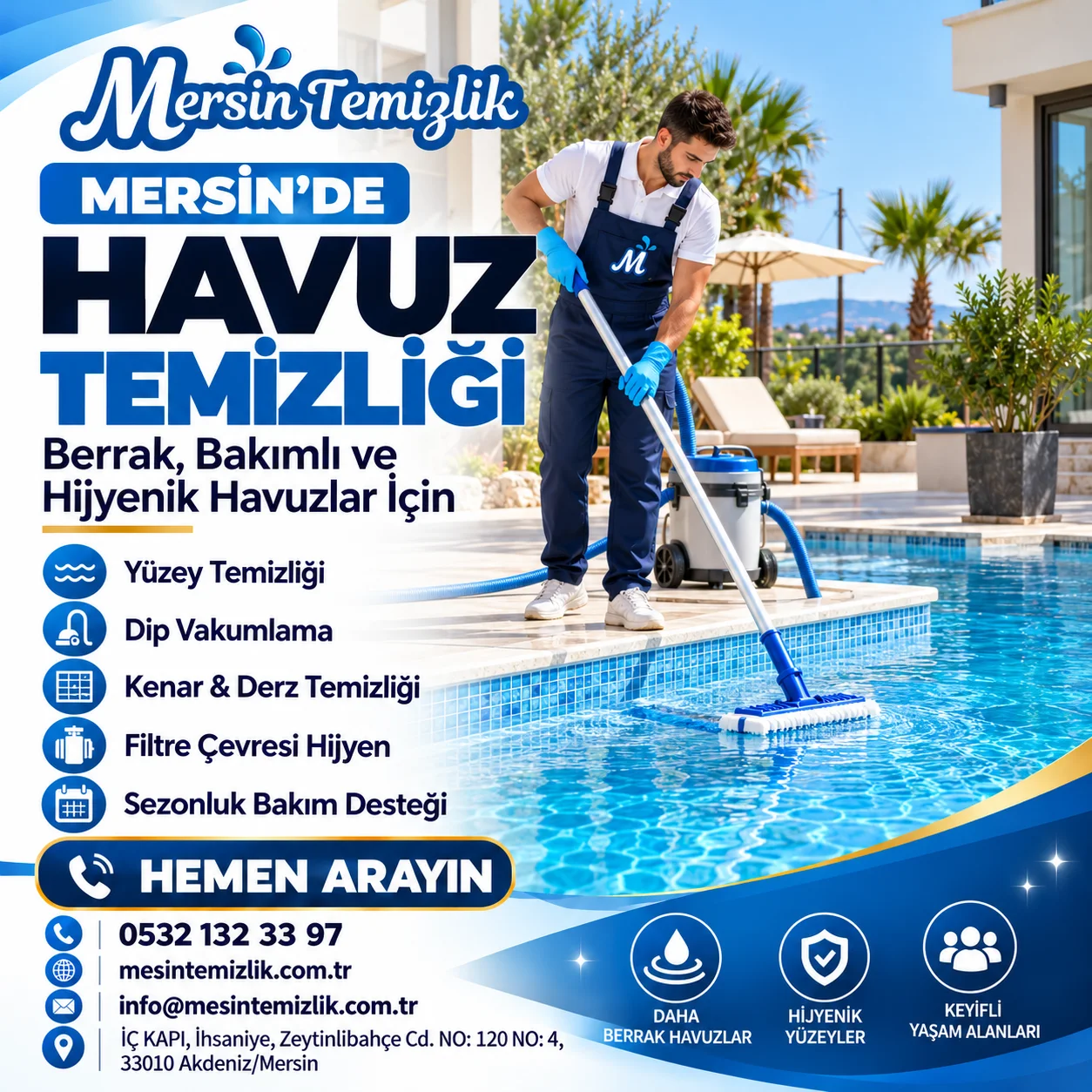 Mersin Havuz Temizliği